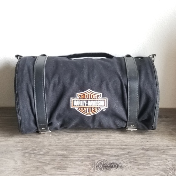 harley davidson leather handlebar bags